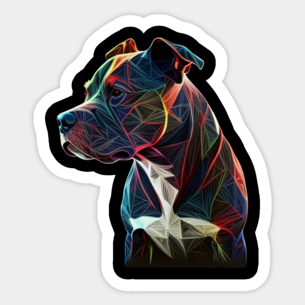Blue Nose Pitbull Passion: Loyalty and Love Sticker by IamActiveDog
